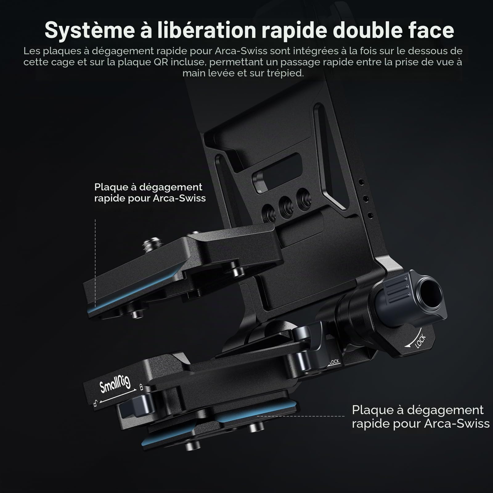SMALLRIG Batterie V Mount VB99, Mini Batterie 99 Wh / 6800 mAh avec PD 100 W USB-C Charge Rapide, avec Plaque de Batterie V-Mount pour Appareil Photo Reflex numérique, caméscope, Trépied - 5048