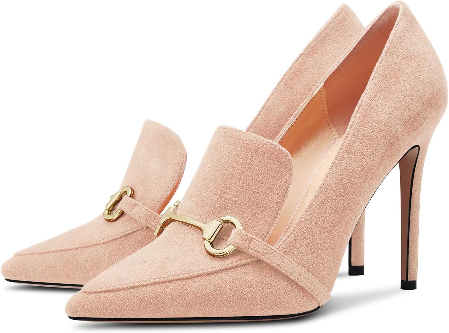 Castamere Womens High Stiletto Heel Pointed Toe Slip-on Pumps Wedding Office 3.9 Inches Heels - Image 4