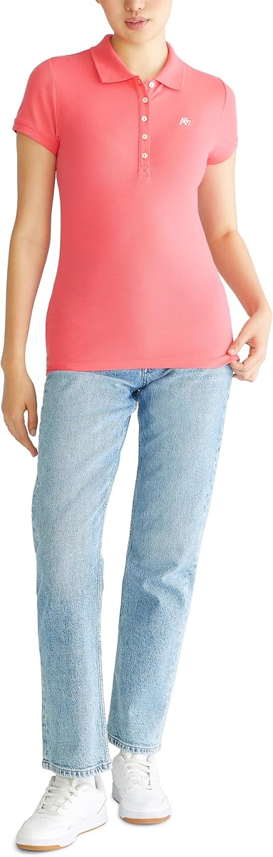 Aeropostale Women's Aero Solid A87 Polo