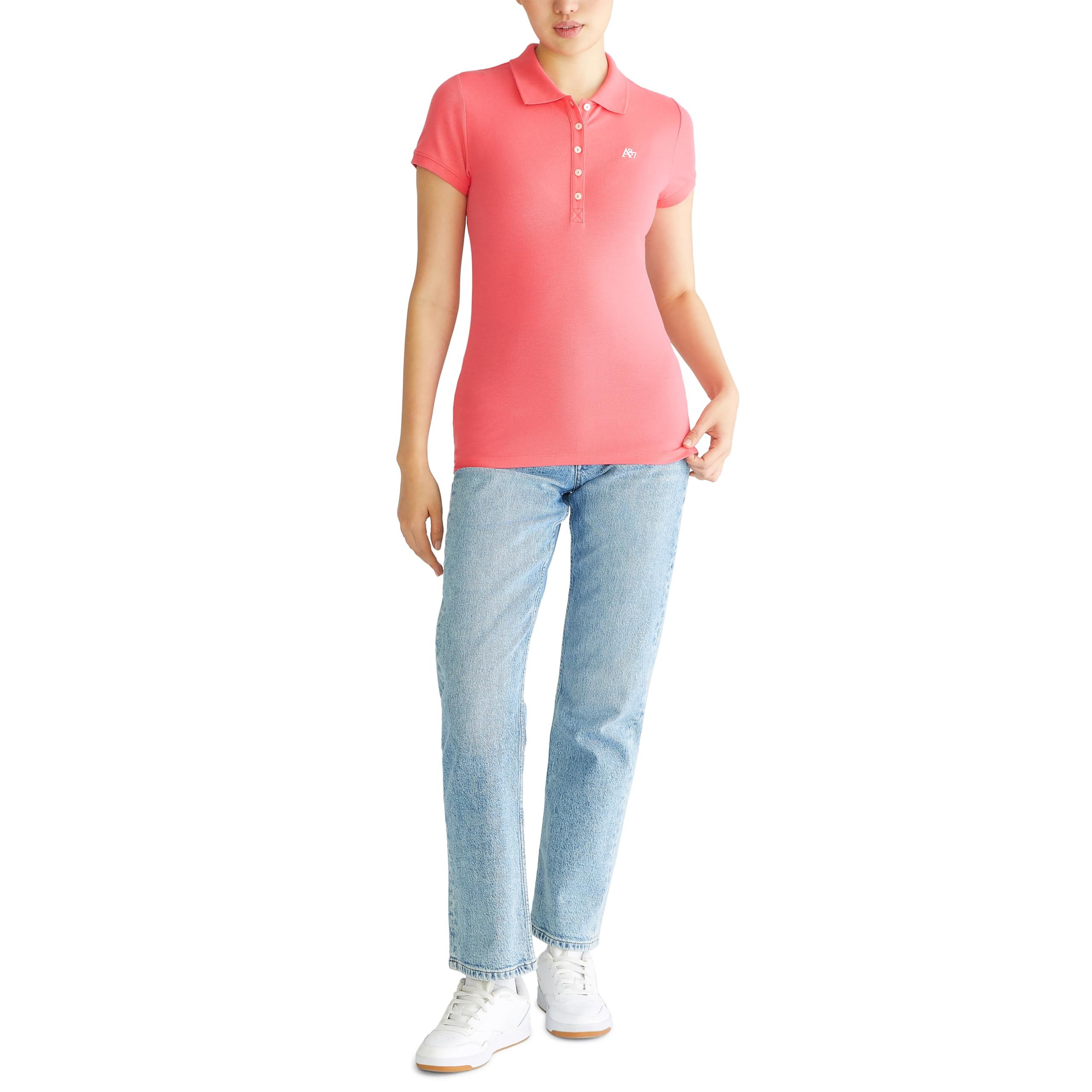 Womens Aero Solid A87 Polo