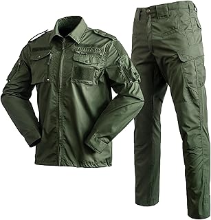 Men's Tactical Jacket and Pants Military Uniforms Suits Ripstop Army Hunting Paintball Airsoft Gear
