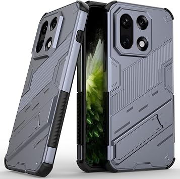 Phone Case for OnePlus 15, Two-Layered Protection Hard Shell Case with Integrated Two-Way Kickstand