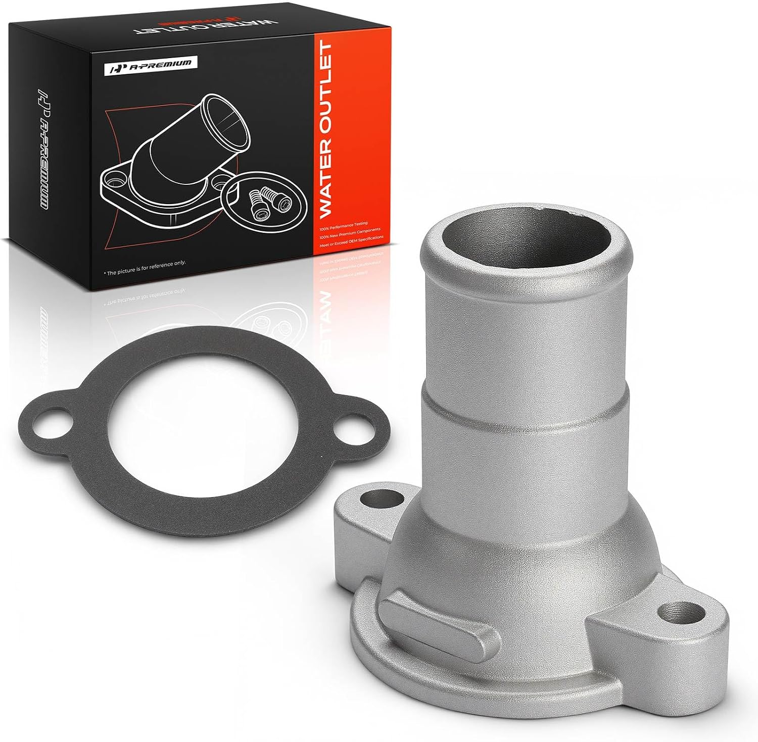 A-Premium Engine Coolant Thermostat Housing | Compatible with Ford Ranger 1991-1995/1998-2001, Aerostar 1993-1997, Windstar 1998-1999 & Mazda B3000 1994-2001, 3.0L