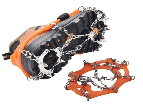BenBoy Crampons Upgraded 19 Steel Spikes Stainless