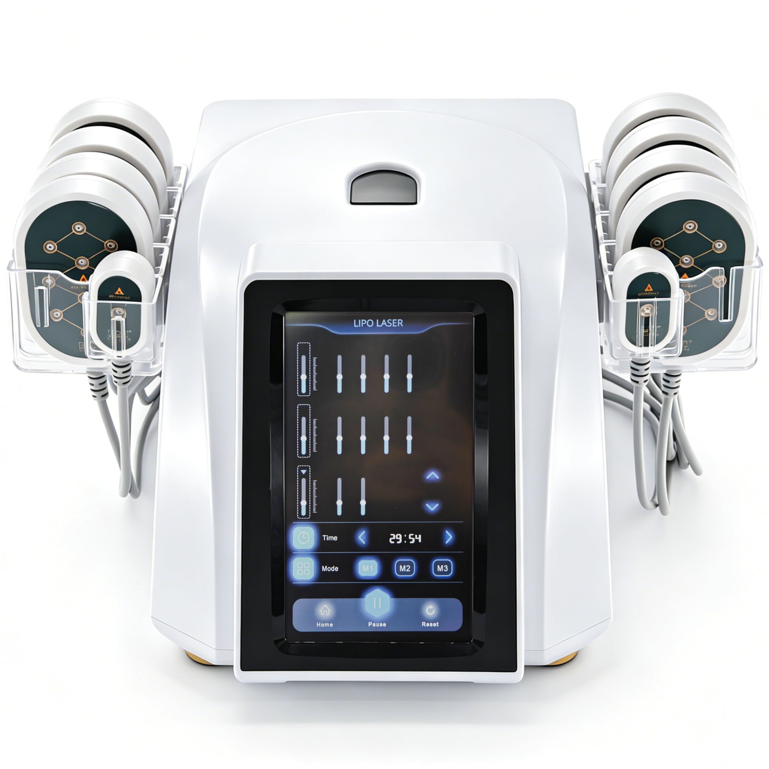 Elitzia 5MW Lipo Laser Brucia Grasso 10 Pannelli Macchina per il Contorno del Corpo Laser Lipo Dimagrante Non Invasiva Dispositivo LipoLaser per Riduzione del Grasso per Addome e Gambe Professionale