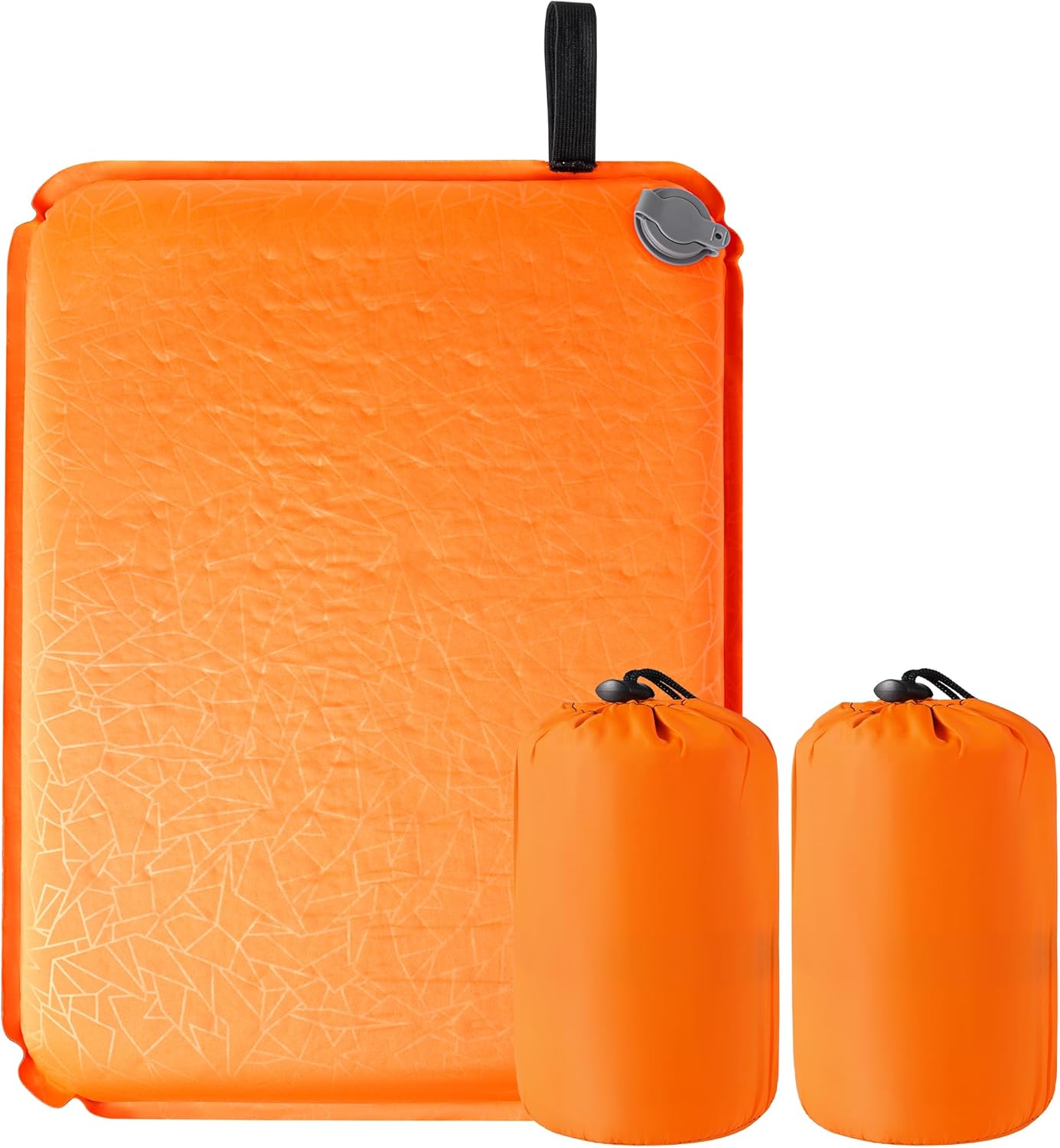 Inflatable Seat Cushion for Airplane Travel Waterproof Air Pad with Repair Kit and Storage Bag, Portable Office Car Stadium Hiking Seat Pad (15.75"x11.82")