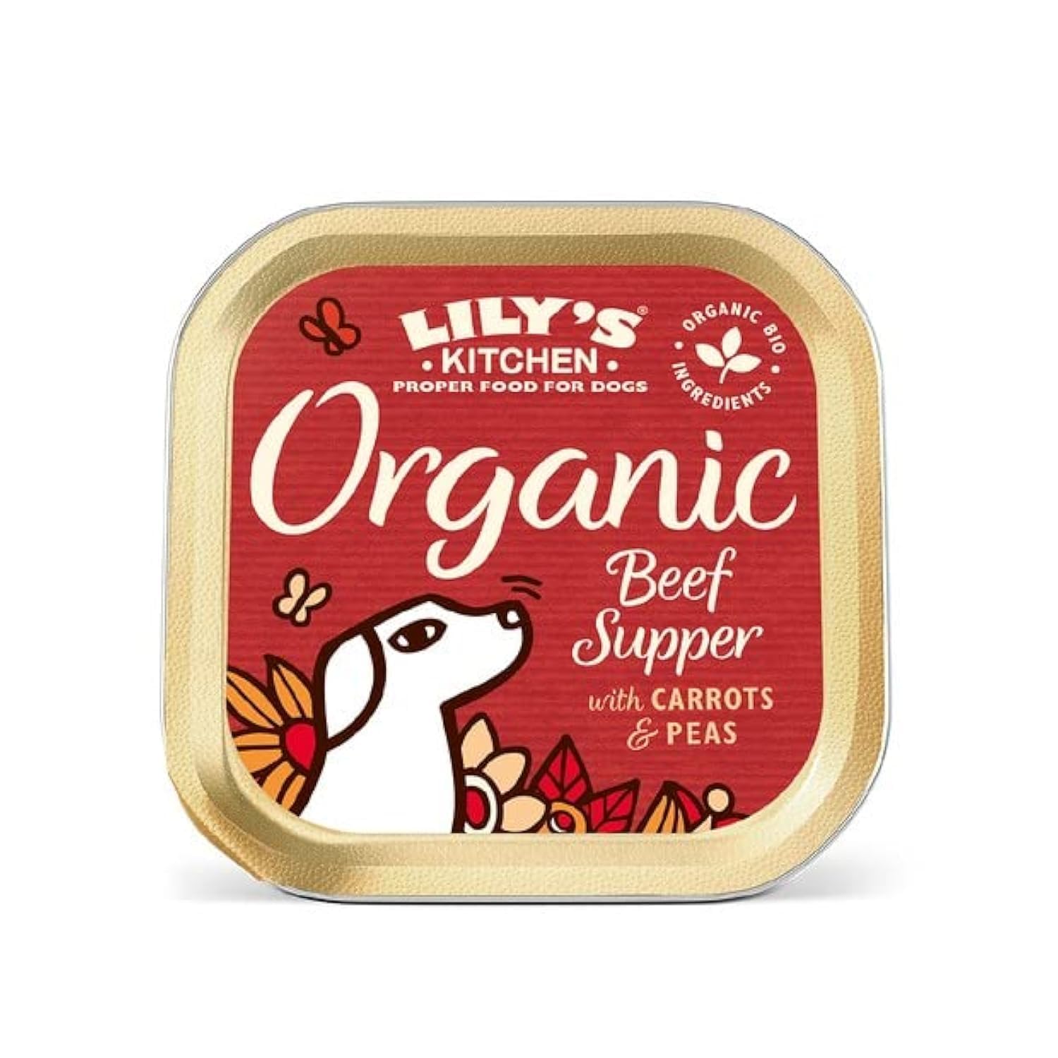 LILY'S KITCHEN Organic Beef Supper Wet Dog Food - 150G