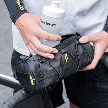 Borsa Manubrio ROCKBROS ROCKBROS Borsa Bici Sella Bicicletta Borsa Sottosella Per Bici MTB Borsello Bici - Foto 8