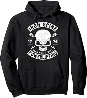POWERLIFTING LONG HOODIE, TRAIN LIKE A BEAST, GYM HOODIE Pullover Hoodie