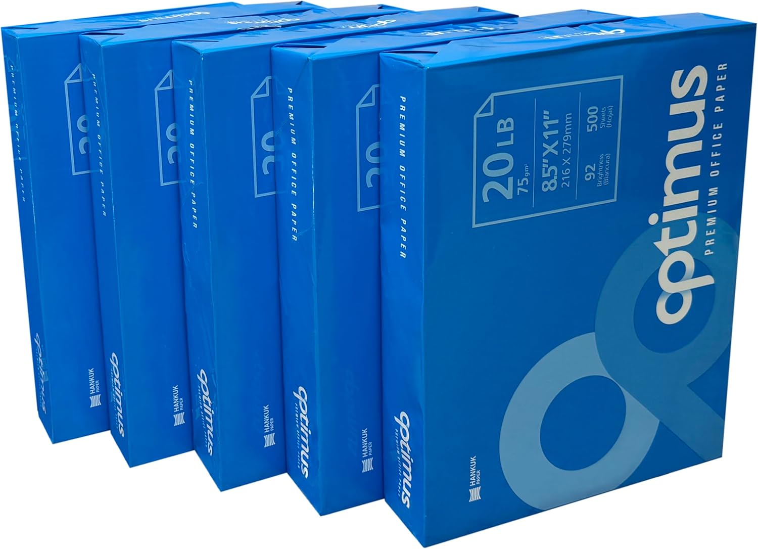 Multipurpose Copy Printer Paper, 8.5” x 11”, 20 lb, 2500 sheets, (White, 2500 SHEETS/5 REAMS), Multi use printer & copy paper, Letter size copy paper,Computer copy paper