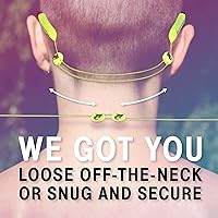 Vista 3 de Pilotfish - Correa de cable ajustable sin cola para lentes de sol y gafas (14 pulgadas, verde Hi-Vis)