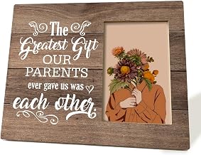 Sibling Frame - Picture Frame Desk Decor, Birthday Gift for Sister or Brother, Wedding Favors, Siblings Photo Frame Decor for Home