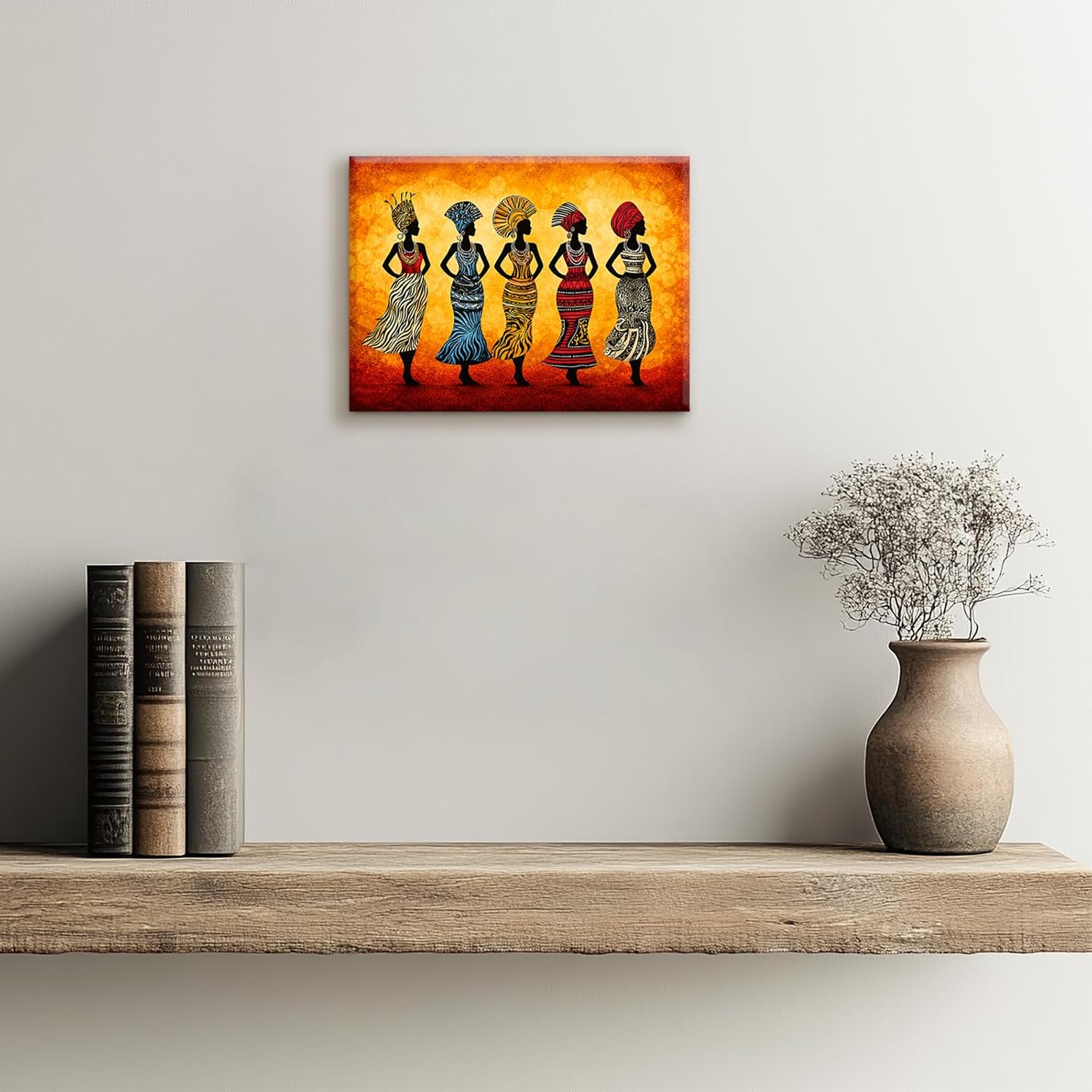 African American Wall Art Decor Framed Pictures Canvas Prints 16"X12"