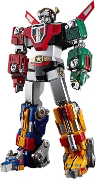 Blitzway x 5 Pro Studio Voltron Carbotix Super Alloy ABS & PVC Painted Action Figure | Voltron Defender Of The Universe 15" Action Figure Carbotix - Voltron
