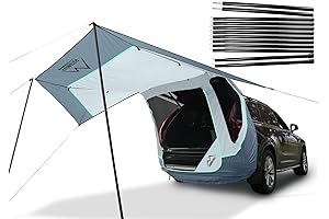 Hasika Tailgate Tent/Shade Awning - The Super-Easy Popup Canopy for Unforgettable Outdoor Adventures and Activities
