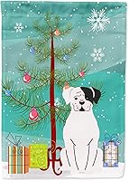 Vista 1330 de Caroline's Treasures BB4243GF Bandera de jardín con texto en inglés «Merry Christmas» con texto en inglés «Merry Christmas», bandera decorativa