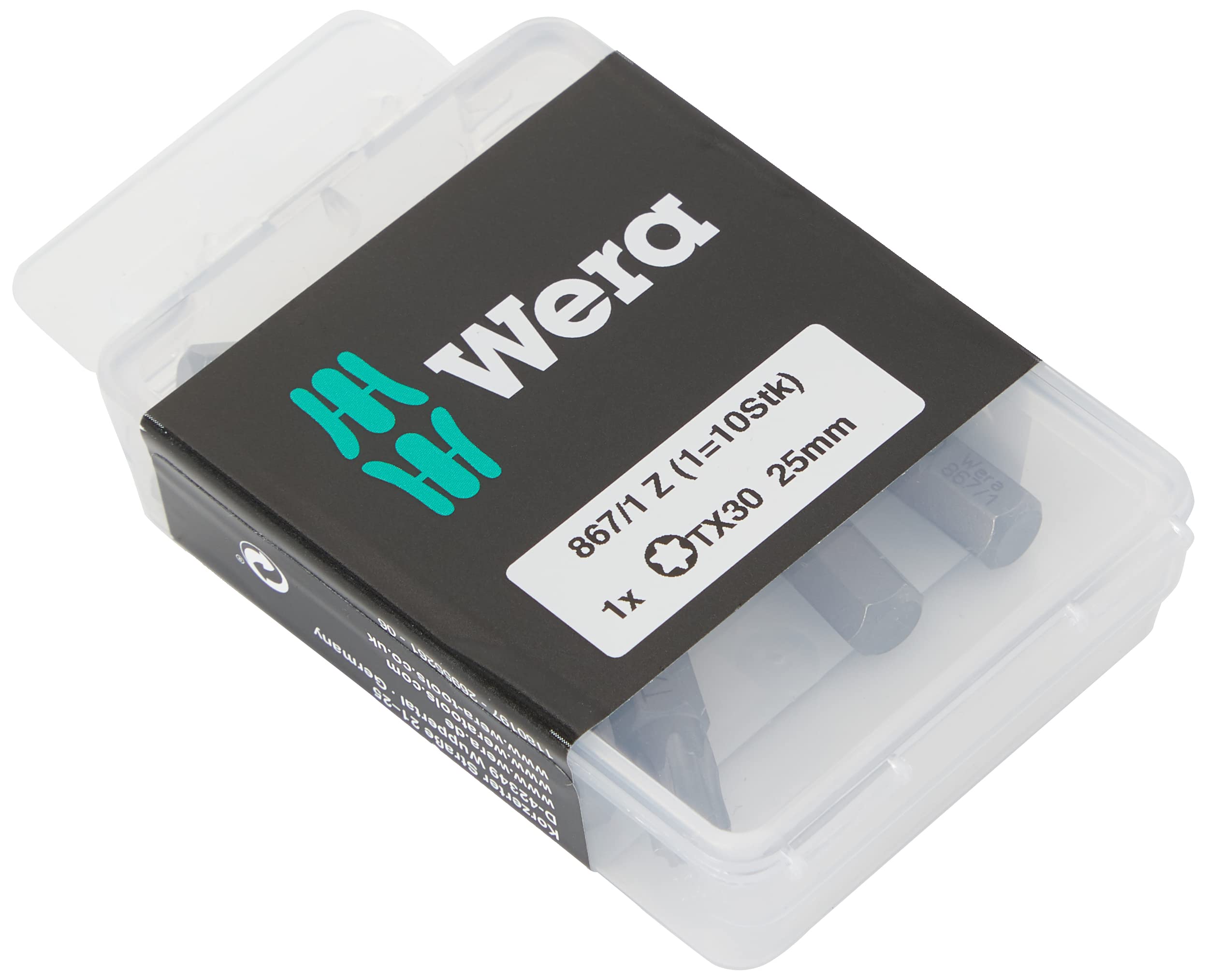 Wera 867/1 Z Torx Bits SB TX25, TX 25 x 25 mm Wera 867/1 Z Torx Bits SB TX25, TX 25 x 25 mm