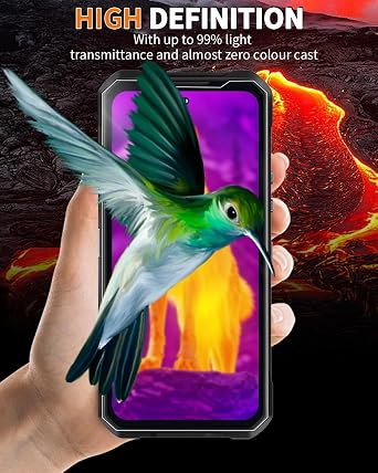 Screen Protector for Oukitel WP61 Ultra 5G Phone, yystao 9H Tempered glass film - High Definition, Explosion Proof, Scratch Resistant, Fingerprint Resistant (2 PACK)