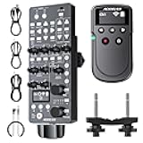 AODELAN Compatible with Canon Camcorder Controller, 650FT Wireless Multifunctional Remote Control for HF G70,G60,G50,XA60,XA65,XA70,C80,C700 with IRIS Focus Zoom ISO OSD ND Adjust,Replace RC-V100