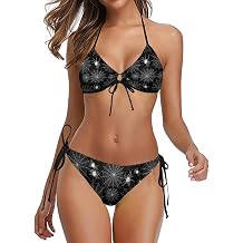Sexy Sling Triangle Bikini 2 Piece Swimsuit Bathing Suit for Beach Pool Summer