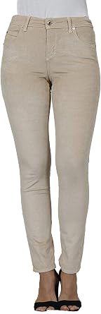 TrueSlim Womens Beige Corduroy Jeggings