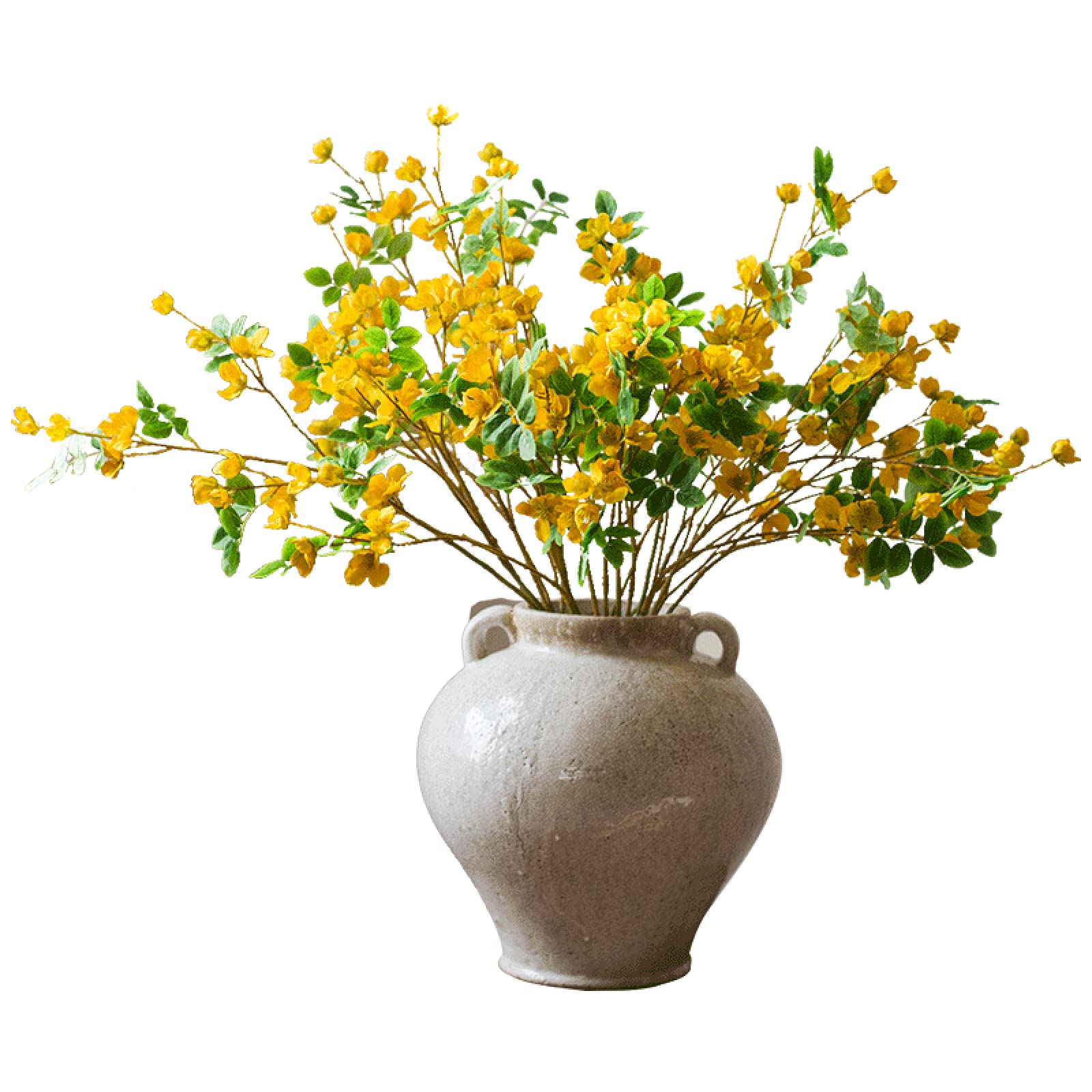 asdchZen Large Decorative Vase, Multifunction Indoor Handicraft Decoration Vintage Ceramic Vase
