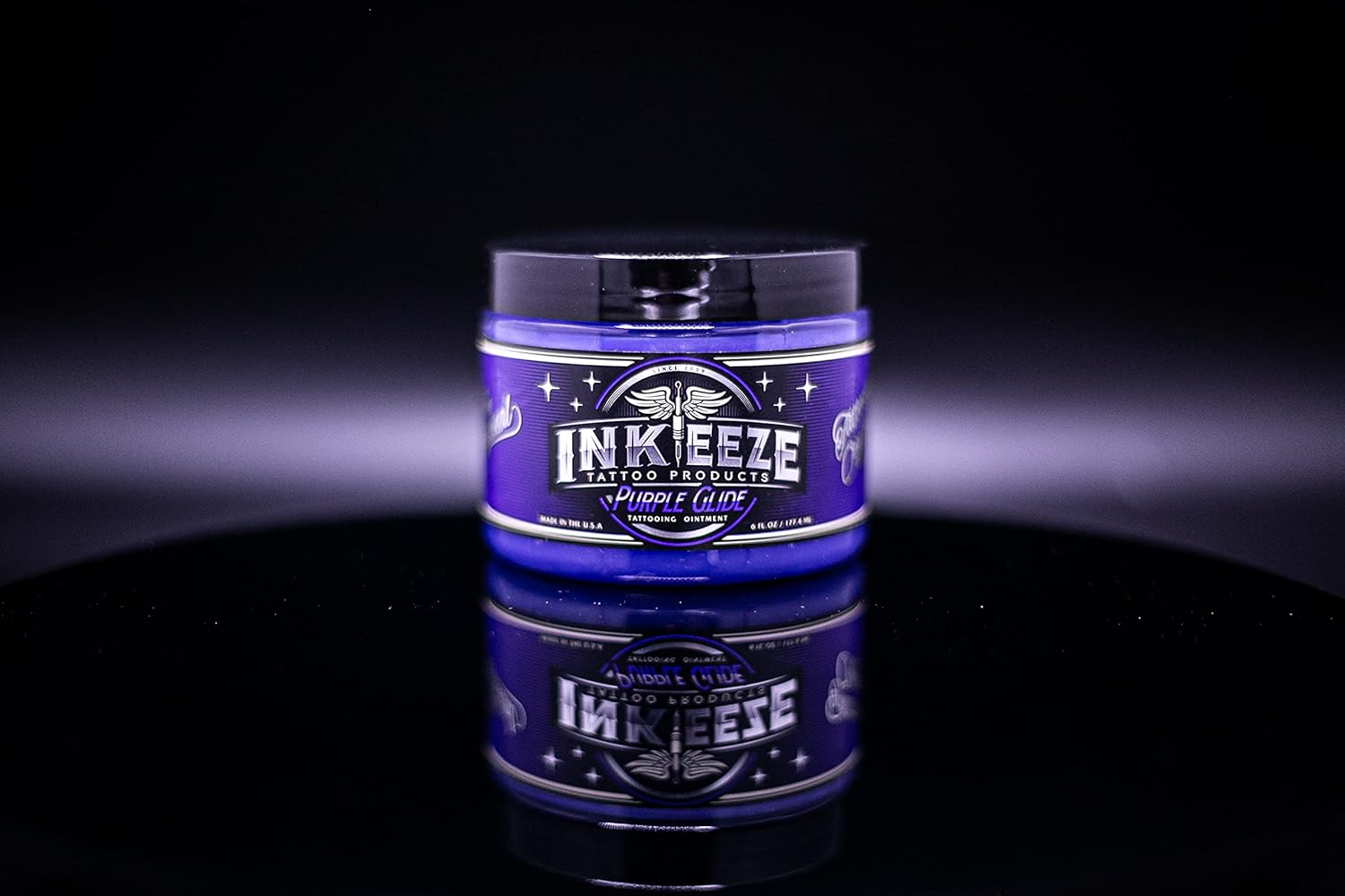 INK-EEZE Purple Glide Tattoo Ointment, Non-Petroleum, Essential Oil Infused Formula, For Artist and Aftercare, Vegan - Image 4