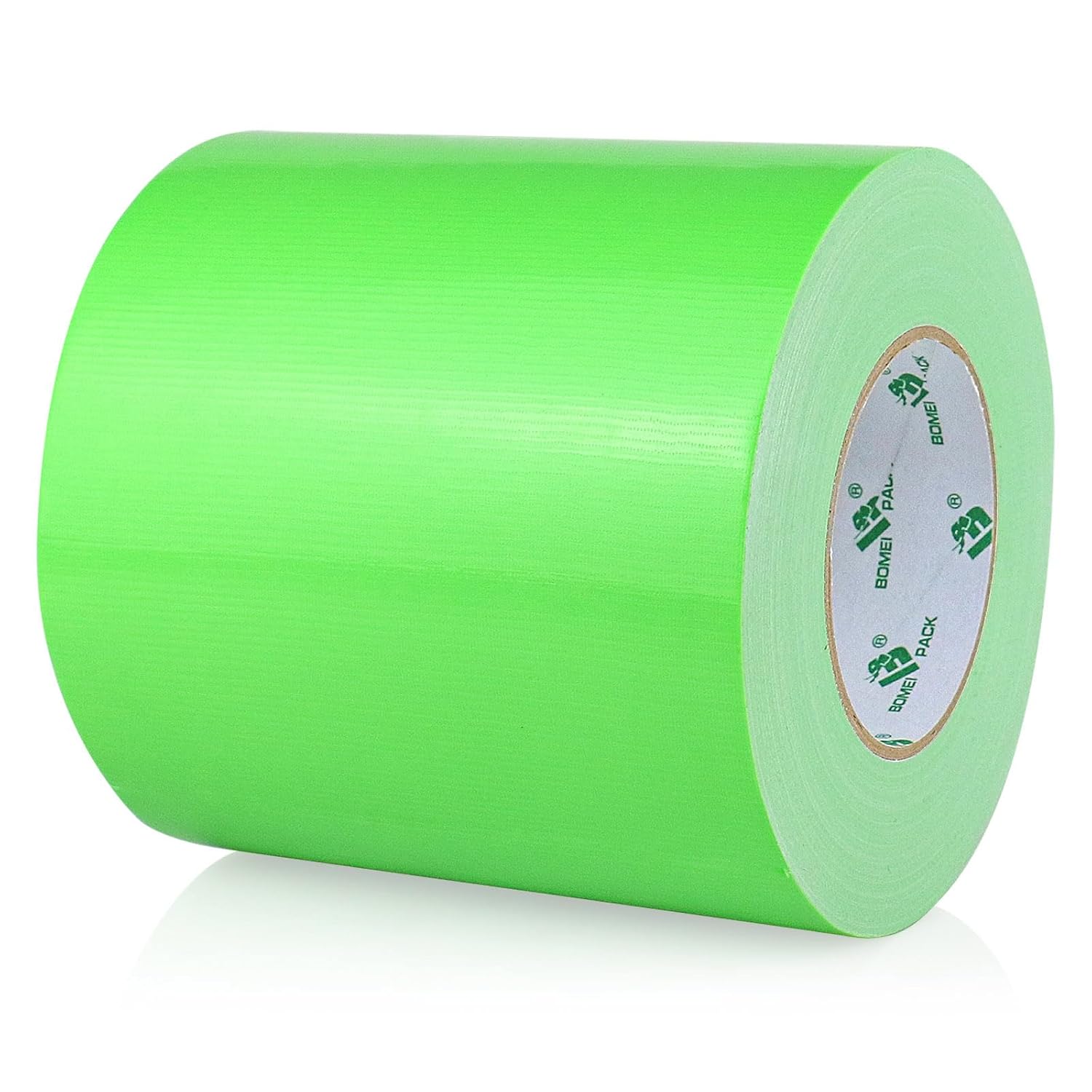 BOMEI PACK 6inch Wide Green Duct Tape, Heavy Duty Strong Waterproof Industrial Color Duct Tape 9.0mil x 6inch x 60yds for Crafts, Home Improvement, Repairs, & Projects