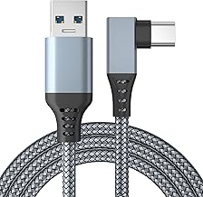 Yunseity Cavo Dati VR Ad Alta velocità Connessione Stabile Design Durevole per Cuffie da Gioco per realtà Virtuale VR 600 Cm Grigio Argento (600 cm)