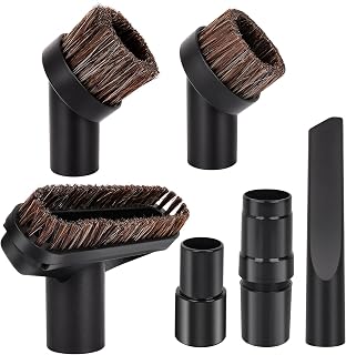 1 1/4 Inch(32mm) Vacuum Attachments for Shark Vacuum Brush Attachment,Replacment Horse Hair Brush Accessories Kit with Hose Adapter for Most Household Vacuum Cl