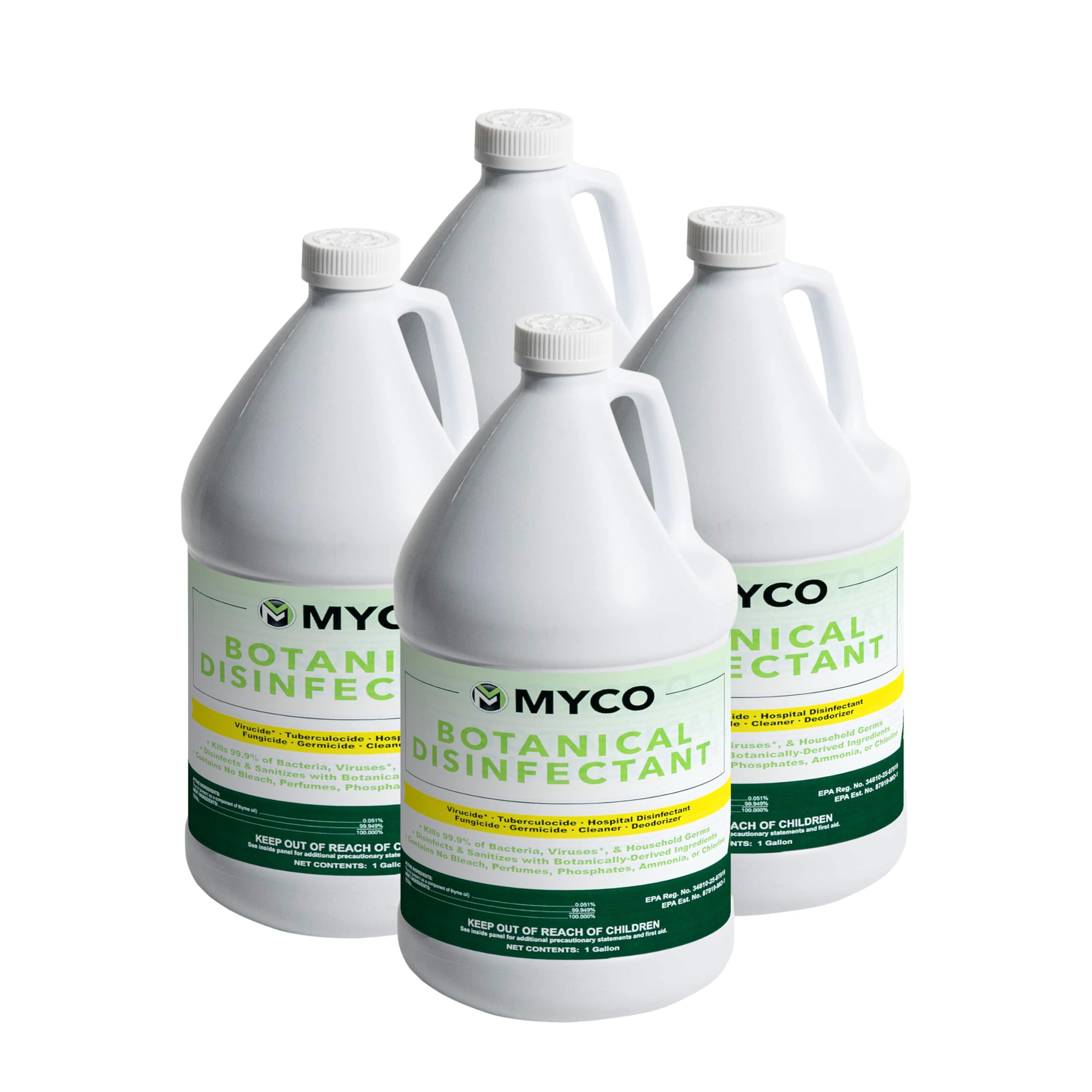 Myco Botanical Disinfectant Cleaner – Natural Plant-Based Ready-to-Use EPA-Registered Disinfectant Spray for Mold, Mildew, Germs, Bacteria & Viruses –