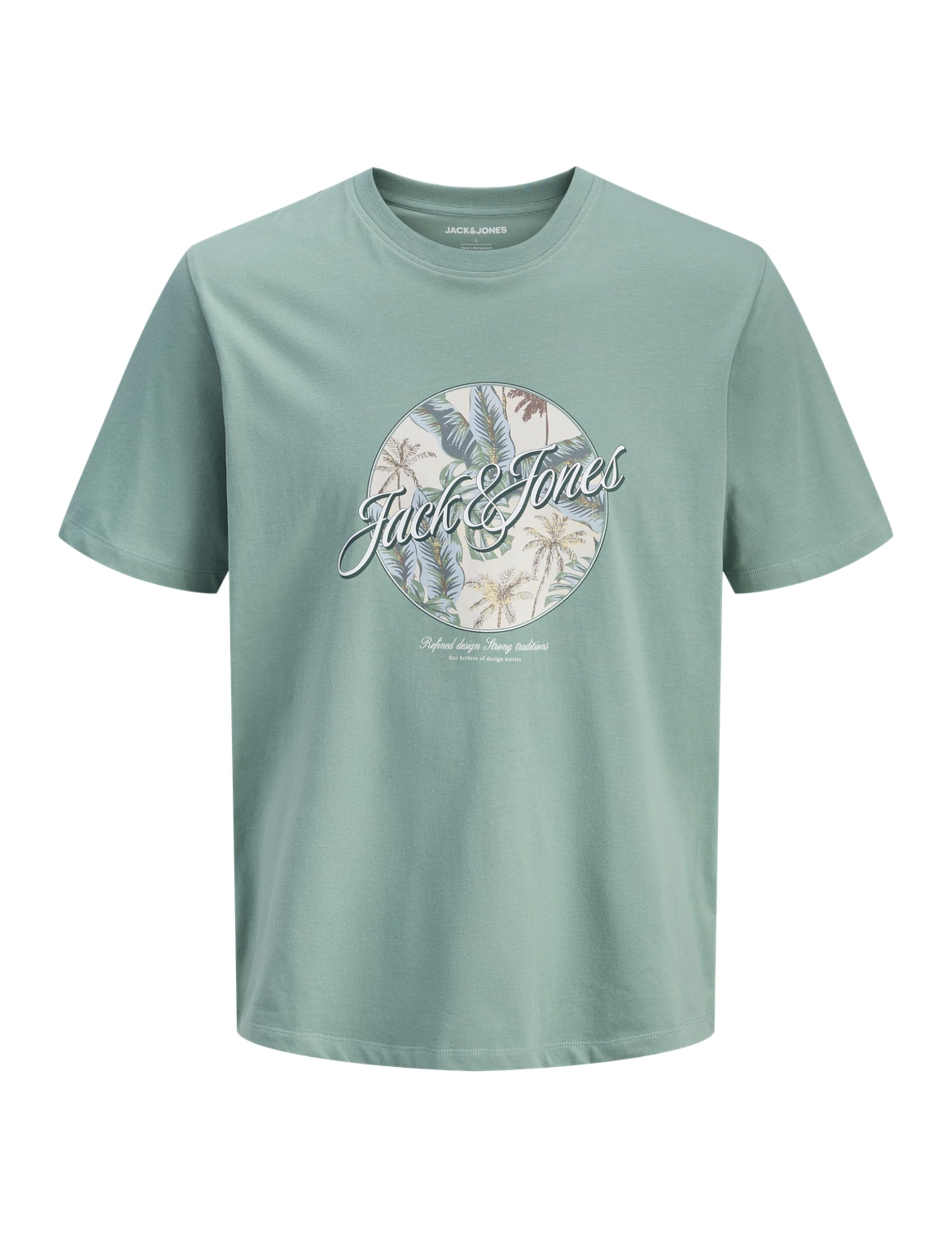 JACK & JONES Herren Jjhonolulu Shape Tee Ss Crew Neck Pls