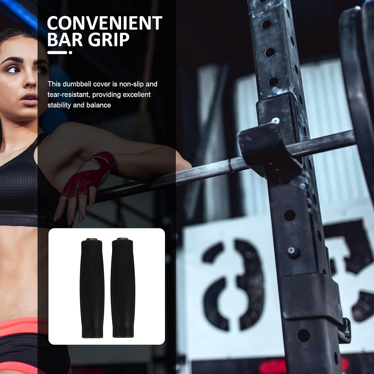 2pcs Replaceable Dumbbell Grips Small Bar Cushion image 5