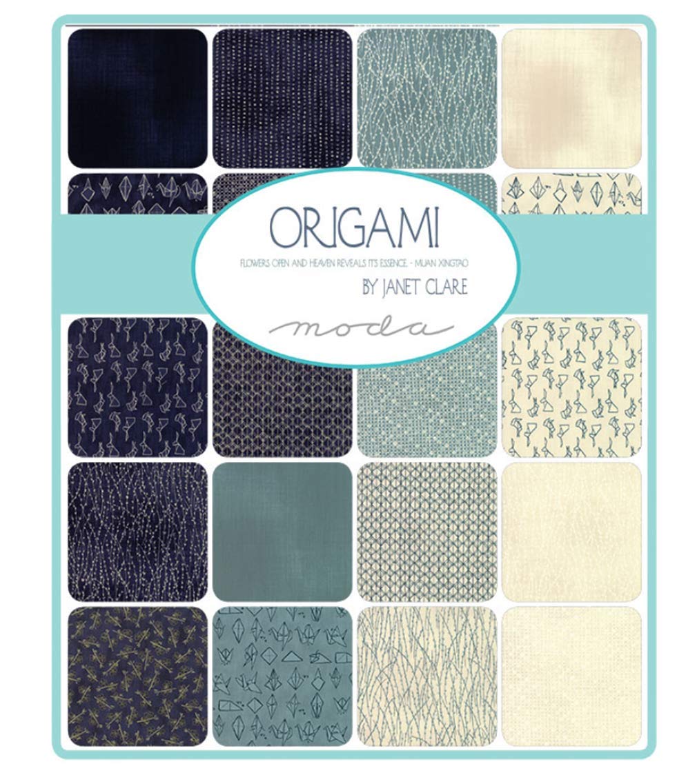 Origami Layer Cake, 42-10" Precut Fabric Quilt Squares by Janet Clare for Moda Fabrics : Amazon.com.au: Home