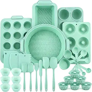 36 Pieces Silicone Baking Set, Nonstick, BPA-Free