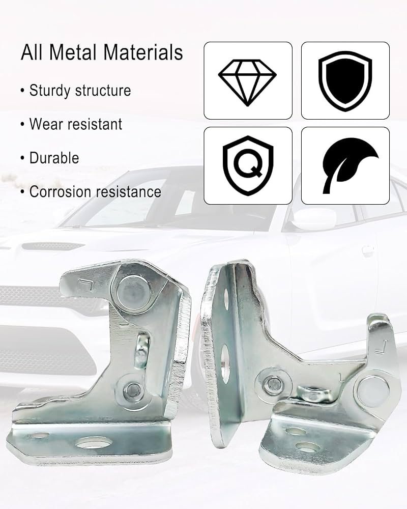 Passenger Side Upper Door Hinge Front or Rear Fit for Dodge