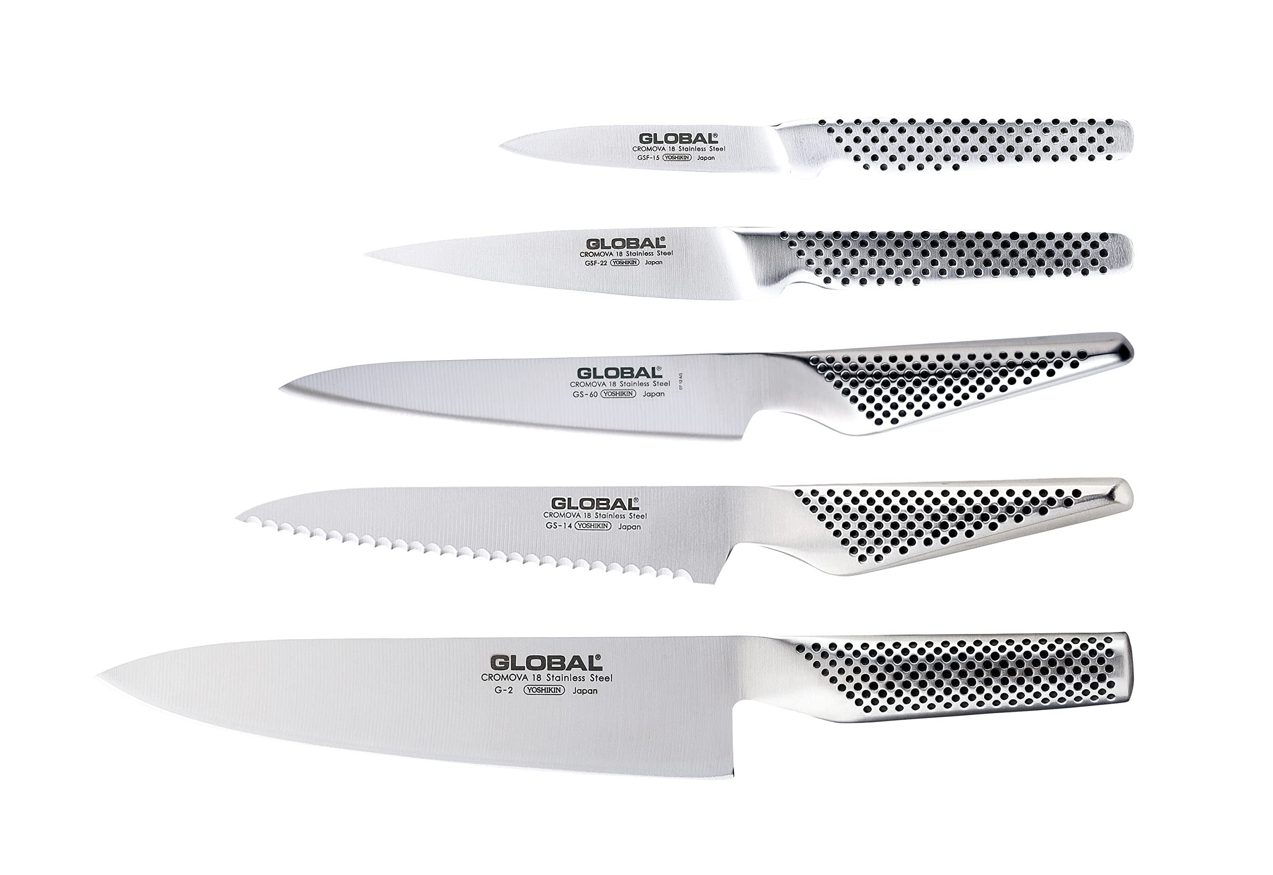 Amazon.com: Global Takashi 7 piece Knife Block Set - Lightweight
