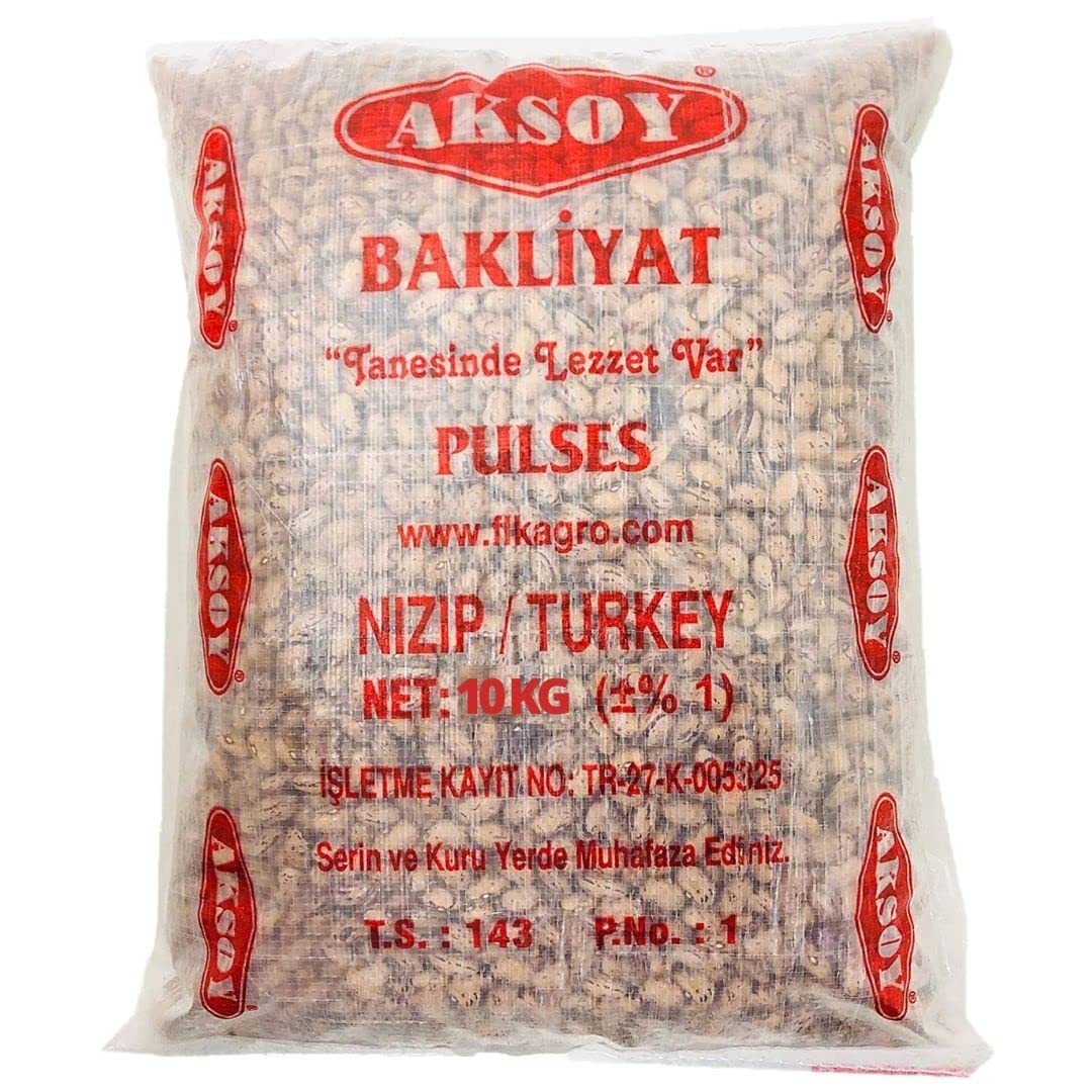 AKSOYWholefoods Dried Pinto Beans 10KG | Rich in Protein & Fiber | Perfect for Soups, Stews, Burritos & Mexican Recipes | Premium Quality, Vegan & Natural