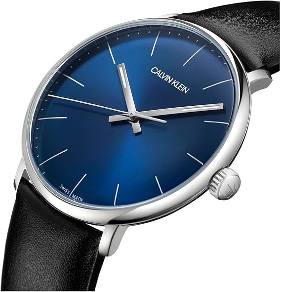 Calvin Klein Unisex Adult Analogue-Digital Quartz Watch with Leather Strap  K8M211CN : Amazon.co.uk: Watches