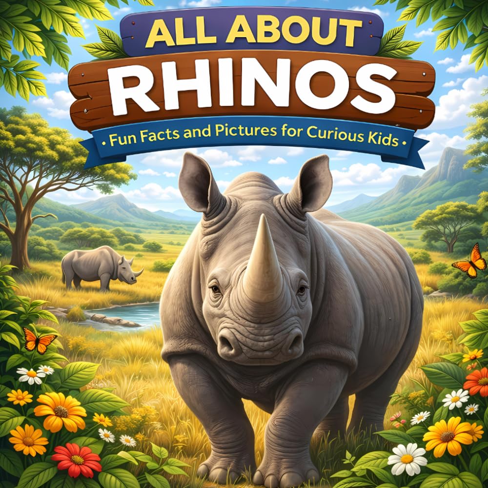 All About Rhinos: Fun Facts and Pictures for Curious Kids