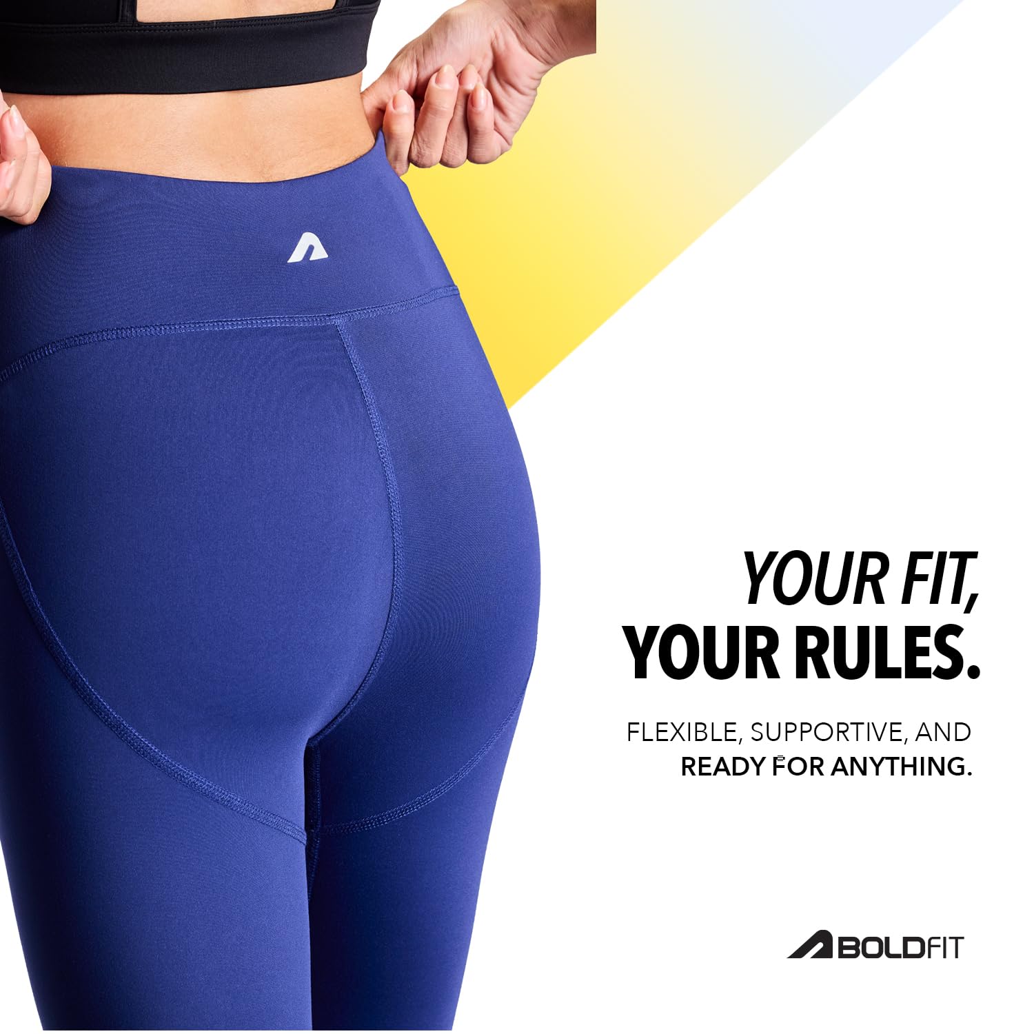 Boldfit Limitless NYLOFLEX Collant a vita alta Pantaloni da palestra da donna per allenamento traspirante collant per donna allenamento Activewear leggings da donna lunghezza alla caviglia pantaloni
