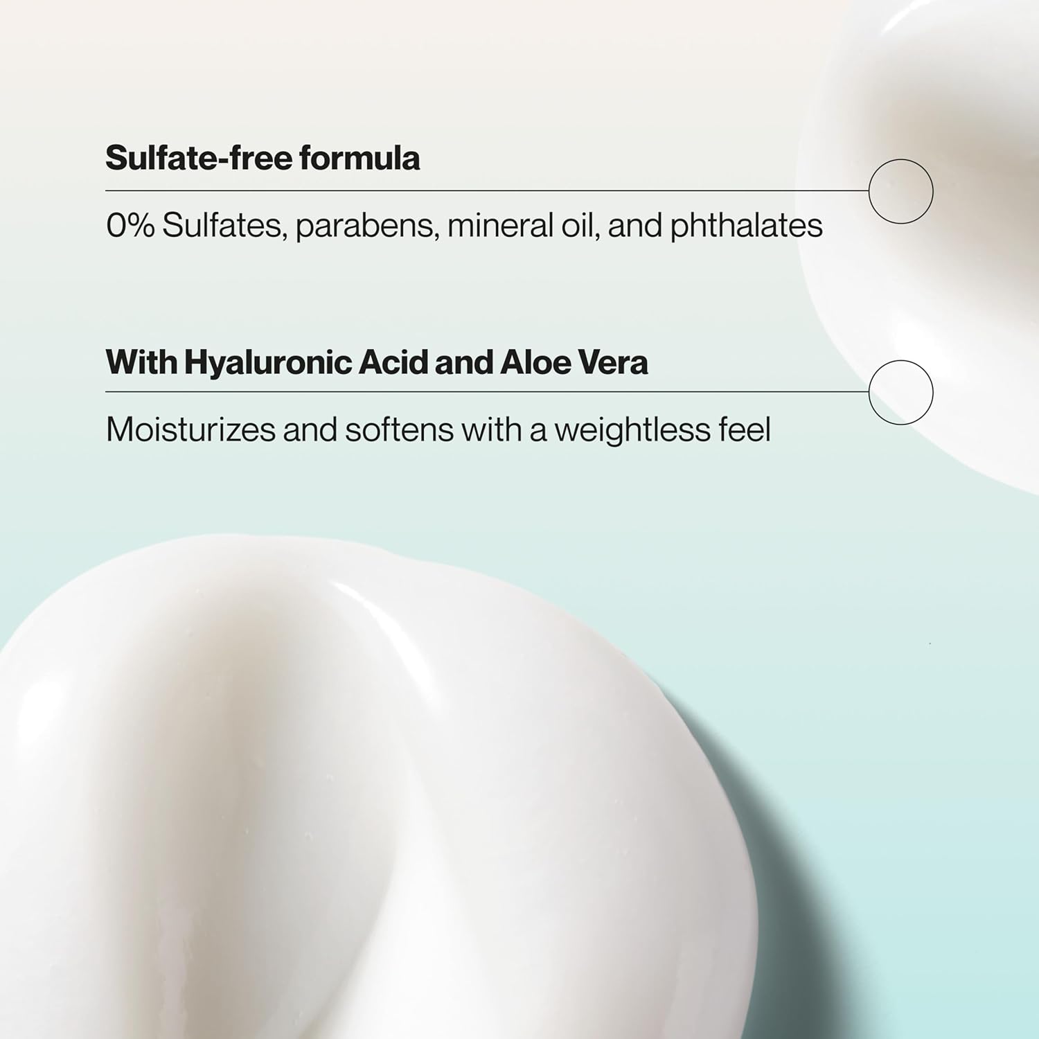 Suave Moisture Repair Sulfate-Free Conditioner with Hyaluronic Acid & Aloe Vera, Hydrates & Restores Dry, Damaged Hair, 4 Count, 28 FL OZ - Image 3