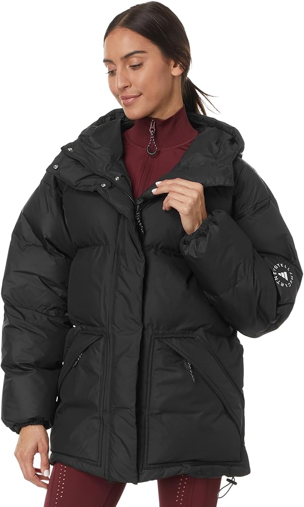 adidas Women's Stella McCartney Reversible Padded Mid-Length