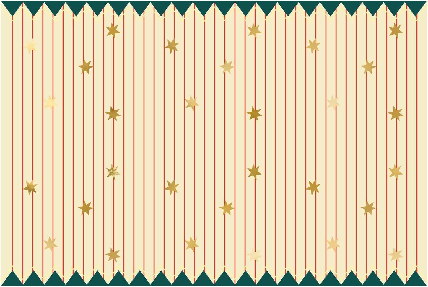 Thin Stars and Stripes Paper Tablecover – 120 x 180cm Circus Funfair & USA Party Table Cover – Children's Birthday Decoration