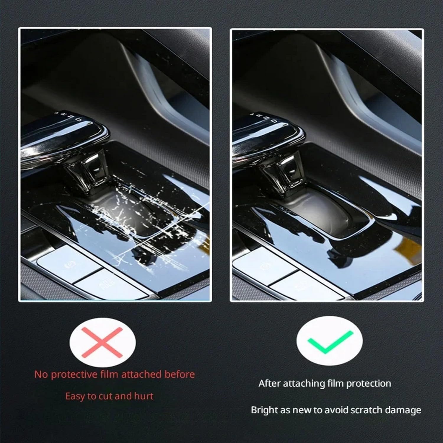 TPU Center Console Mouse Cover For Mercedes A/B/GLB/GLE/GLS Class – Red/Silver/Black, Protects Your Touchpad