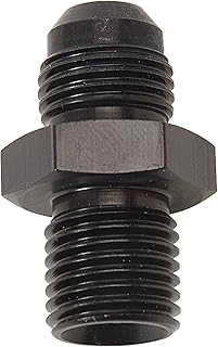Edelbrock Russell by Edelbrock 670523 Black -6 AN Flare to 14mm x 1.5 Metric Thread Adapter