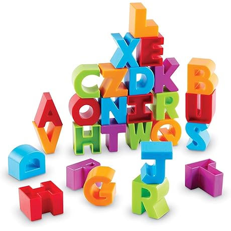 Learning Resources Letter Blocks: Building Blocks for Little Learners