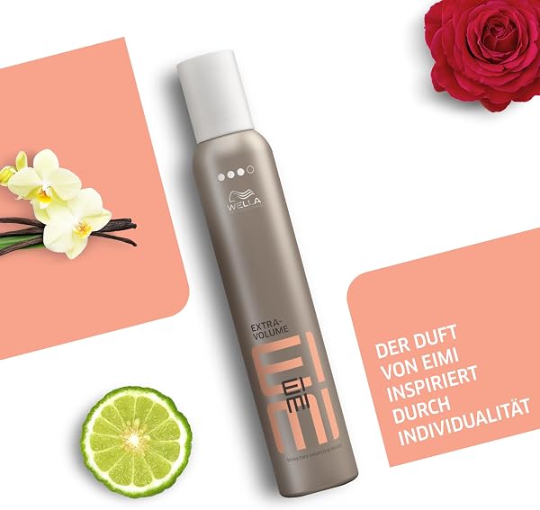 Wella EIMI Extra Volume Schaumfestiger – Haarschaum für extra Volumen – schützt vor Hitze und Austrocknung – starker Halt ohne zu Verkleben und Beschweren - 3
