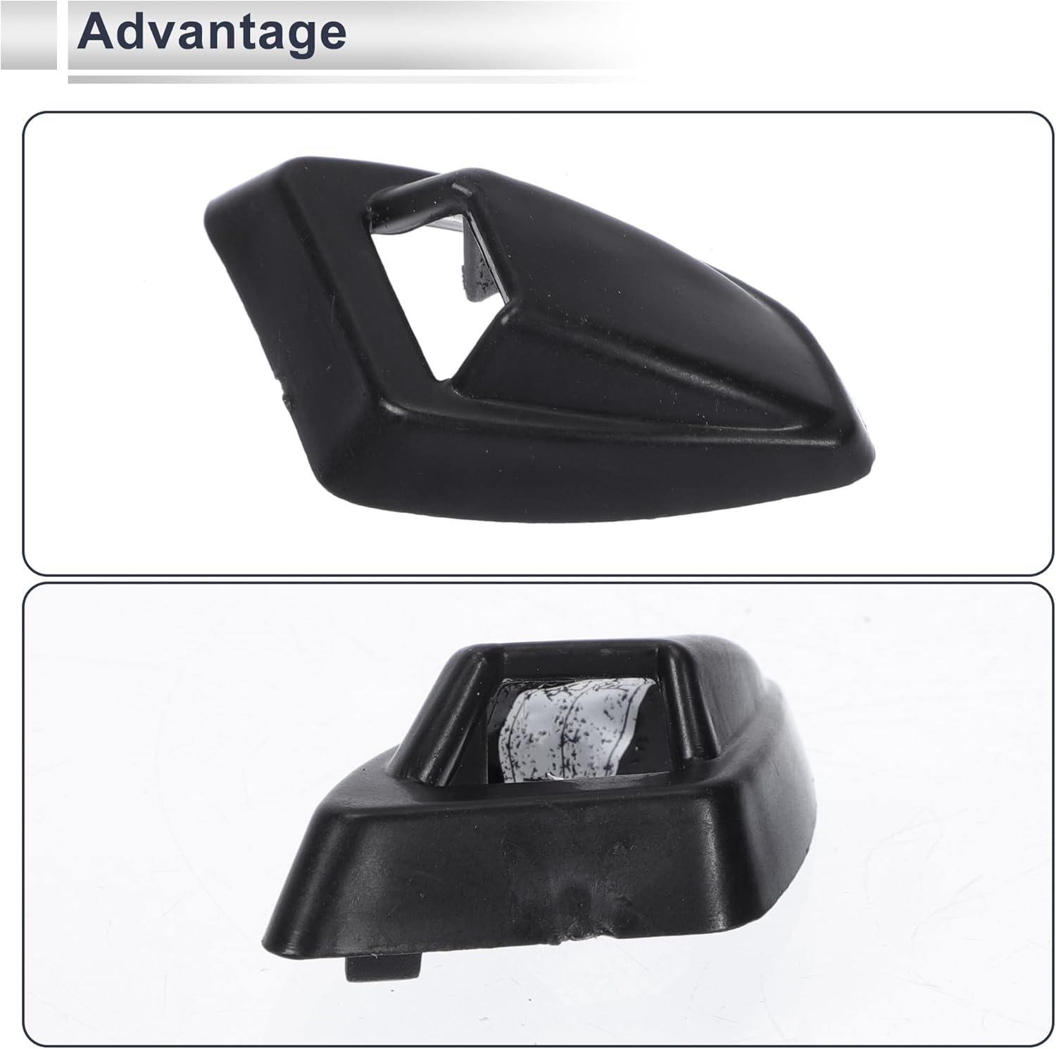 Front Left Side Bumper Headlight Washer Nozzle Cover Cap for Cadillac CTS 2008-2014 Bumper Trim Nozzle Cover No.25793667 Unpainted 1 Pcs