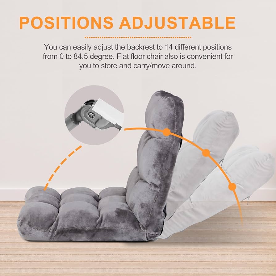 Amazon.com: SUPER DEAL 14-Position Folding Floor Chair Gaming Sofa Amazon.com: SUPER DEAL 14-Position Folding Floor Chair Gaming Sofa